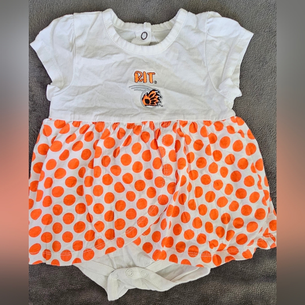 RIT - INFANT ONSIE DRESS - 3-6M - GO TIGERS